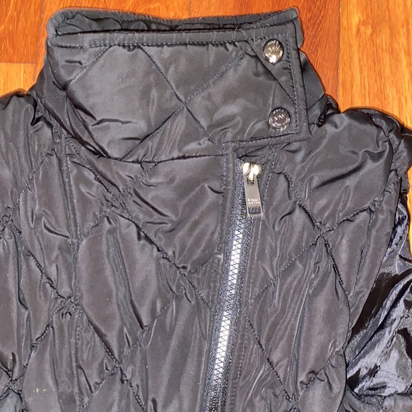 🎉HP🎉Marc NY Performance Quilted Puffer Vest Faux Leather Trim women’s Small - Picture 11 of 14
